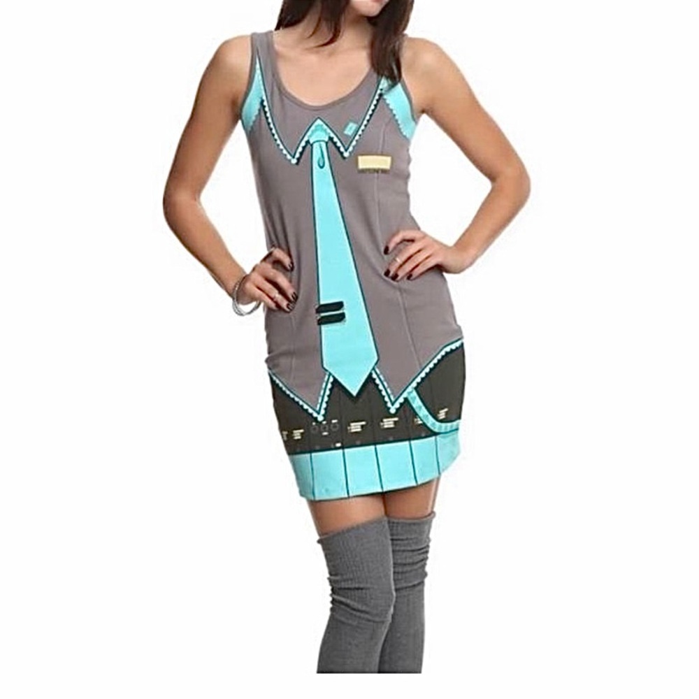 Hatsune Miku costume tank dress